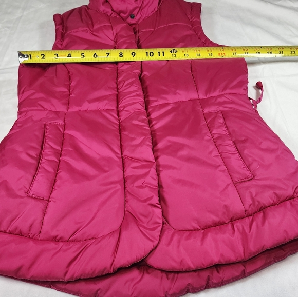 Newyork&Company women pink puffer vest jacket size S - Picture 13 of 16